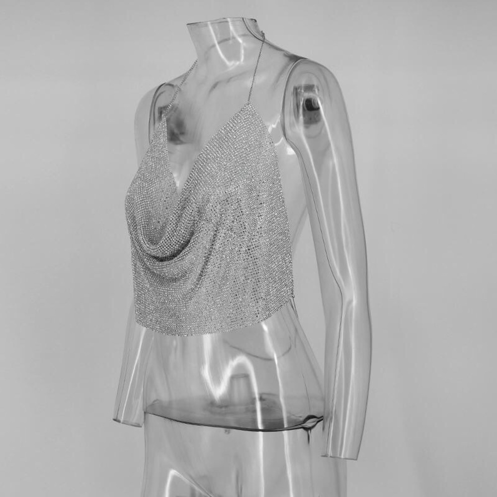 NEW! Silver Jewel Top - Picture 3 of 6